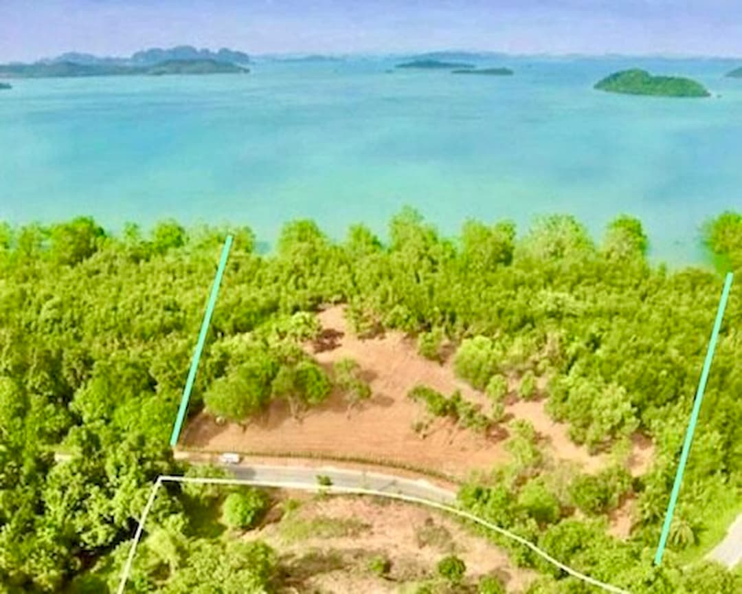 Waterfront land plot with direct access to Phang Nga Bay, Phuket